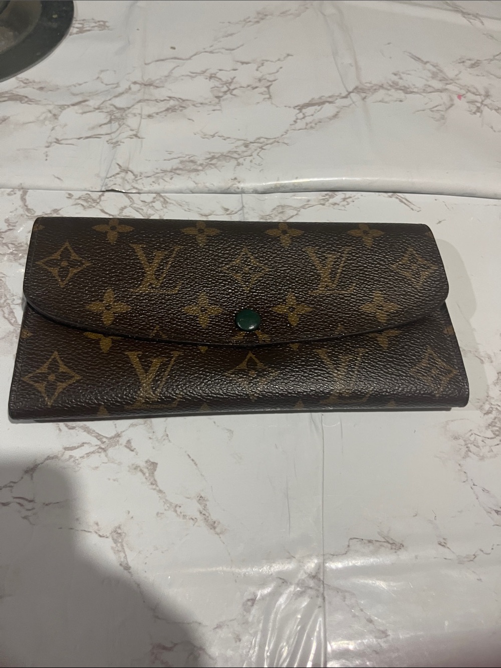 Louis Vuitton Monogram rare Green color long wallet